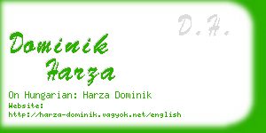 dominik harza business card